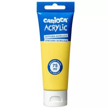 Acrylic 75ml-s akril festék sárga színben - Carioca kép