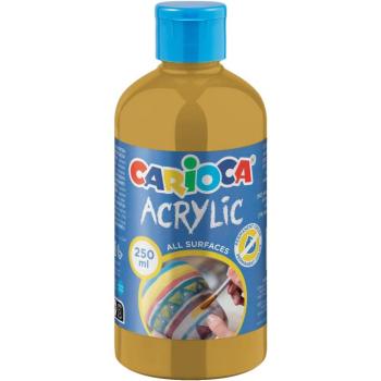 Acrylic Akril festék arany színben 250ml - Carioca