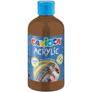 Acrylic Akril festék barna színben 250ml - Carioca kép