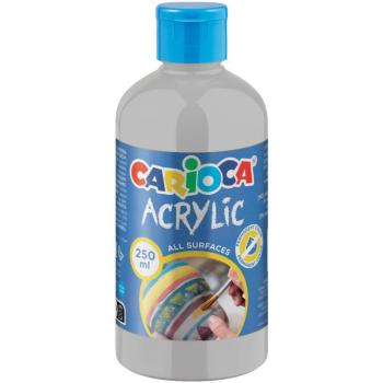 Acrylic Akril festék ezüst színben 250ml - Carioca kép