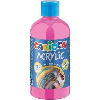 Acrylic Akril festék rózsaszín színben 250ml - Carioca kép