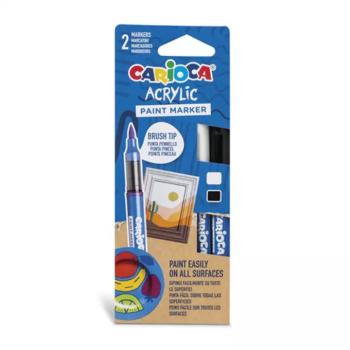Acrylic Akril marker 2db-os szett - Carioca kép