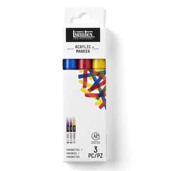 Akril filctoll készlet 3db Liquitex kép