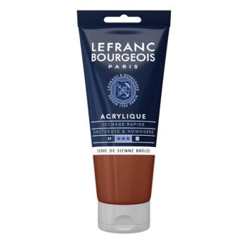 Akrilfesték Burnt Sienna 80ml Lefranc Bourgeois kép