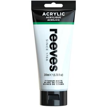 Akrilfesték fehér 200ml Reeves kép
