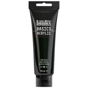 Akrilfesték fekete 118ml Liquitex kép