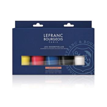 Akrilfesték készlet 5x80ml Lefranc Bourgeois kép