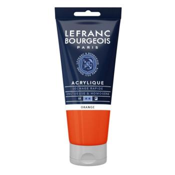 Akrilfesték narancs 80ml Lefranc Bourgeois kép
