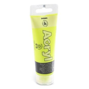 Akrilfesték PRIMO 75 ml neon sárga kép