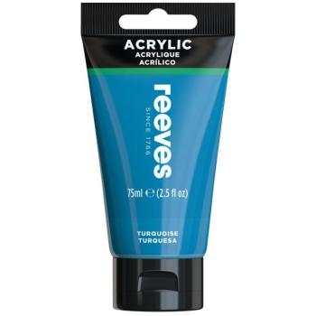 Akrilfesték türkiz 75ml Reeves kép