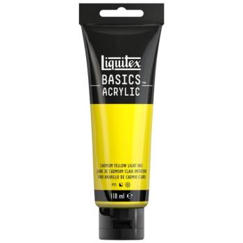 Akrilfesték világos sárga 118ml Liquitex kép