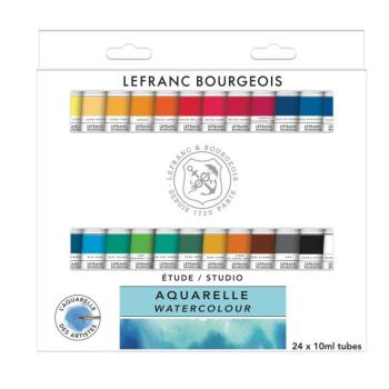 Akvarell festék készlet - 24 tubus Lefranc Bourgeois kép