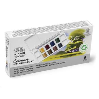 Akvarell festék készlet 8 db-os félszilke - tájkép készlet Winsor & Newton kép