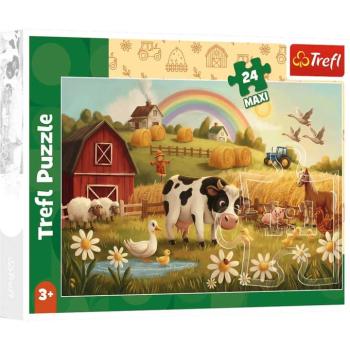 Állatok a farmon 24 db-os Maxi puzzle - Trefl kép