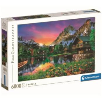 Alpesi tó HQC 6000db-os puzzle - Clementoni kép
