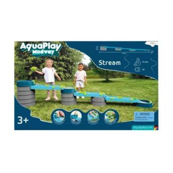 AquaPlay Mudway Stream – Vízi- és sárpálya játékszett, 3 méter