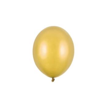 Arany metál lufi 23 cm kép