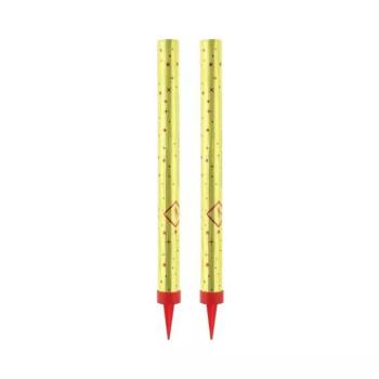 Arany színű torta tűzijáték, 18 cm - 2 db-os csomag kép
