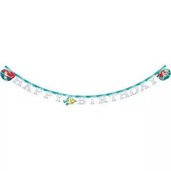 Ariel a kis hableány mintás party banner 200cm kép