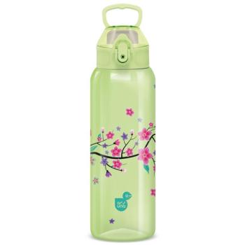 Ars Una: 3D Snow Flower zöld virágos BPA-mentes kulacs 700 ml kép