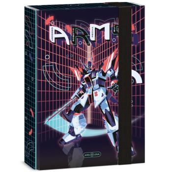 Ars Una: A.R.M.S. robot mintás gumis füzetbox A/5 kép