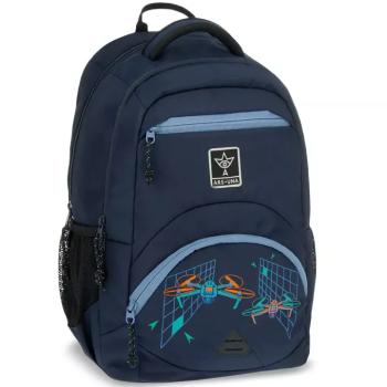 Ars Una: Airborne sötétkék ergonomikus iskolatáska, hátizsák 33x45x24cm kép