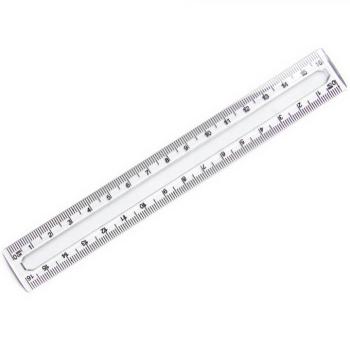 Ars Una: Átlátszó vonalzó 17cm kép