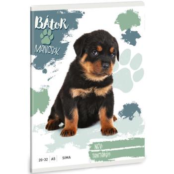 Ars Una: Bátor Mancsok - Rottweiler sima füzet A/5 20-32 kép