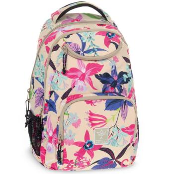 Ars Una: Beach flowers virágos AU-6 iskolatáska, hátizsák 34x45x26cm kép