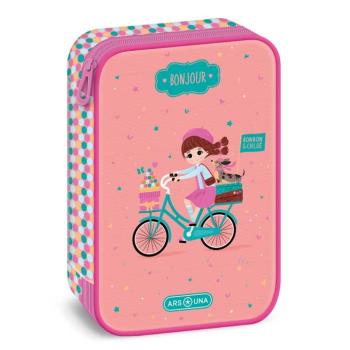 Ars Una: Bonjour többszintes tolltartó 15,5x22,5x4,5cm kép
