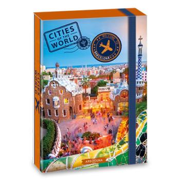 Ars Una: Cities of the World Barcelona városképe füzetbox A/5-ös kép