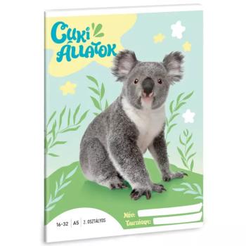 Ars Una: Cuki állatok - Koala 2.osztályos vonalas füzet A/5 kép
