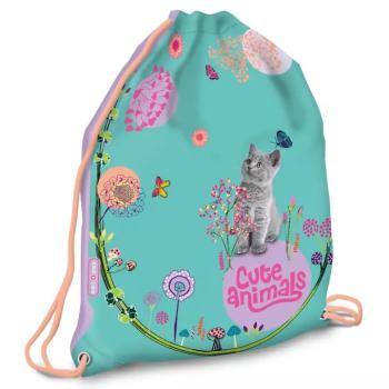 Ars Una: Cute Animails - Kitten cicás tornazsák, sportzsák 32x42cm kép