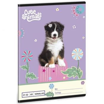 Ars Una: Cute Animals - Aussie vonalas füzet A/5 21-32 kép