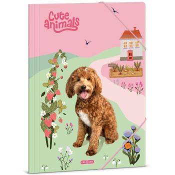 Ars Una: Cute animals Doggie kutyás gumis mappa A/4 kép