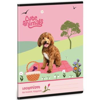 Ars Una: Cute animals Doggie kutyás leckefüzet 38 lapos A/5 kép