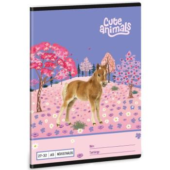 Ars Una: Cute Animals - Horse kockás füzet A/5 27-32 kép