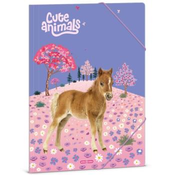 Ars Una: Cute animals - Horse lovas gumis dosszié A/4-es méret kép