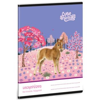 Ars Una: Cute animals lovas leckefüzet 38 lapos A/5 kép
