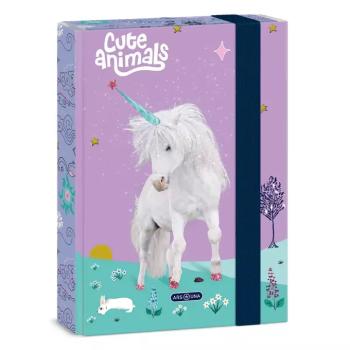 Ars Una: Cute Animals Unicorn A/5 füzetbox kép