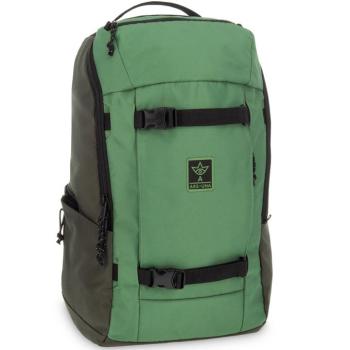 Ars Una: Explorer zöld AU-15 iskolatáska, hátizsák 28x48x19cm kép