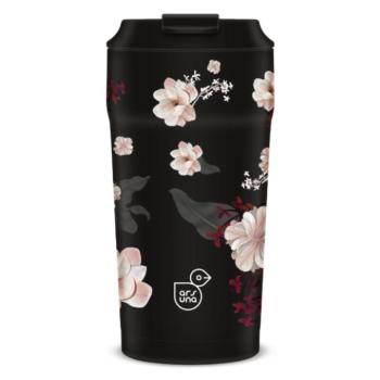 Ars Una Flowery Black thermo bögre 470ml kép