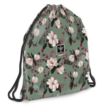 Ars Una: Flowery Green tinédzser tornazsák, sportzsák 37,5x46cm kép
