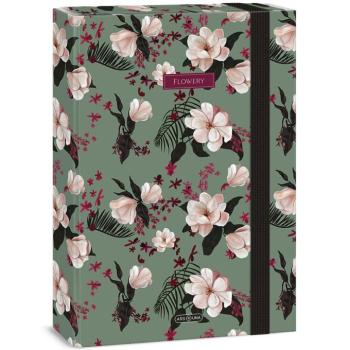 Ars Una: Flowery green virágos füzetbox A/4 kép