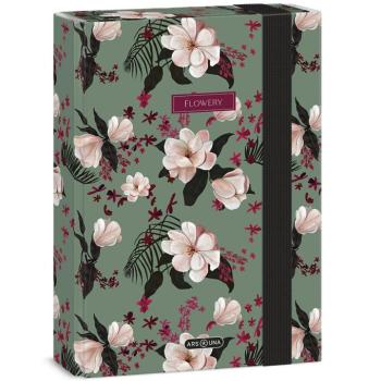 Ars Una: Flowery green virágos füzetbox A/5 kép