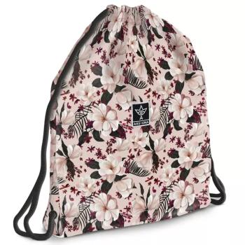 Ars Una: Flowery Pink virágos tindédzser tornazsák, sportzsák 37,5x46cm kép