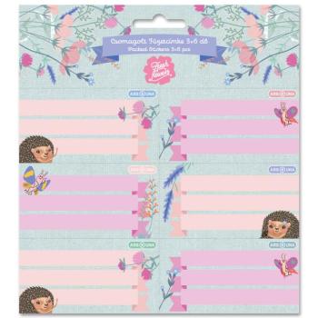 Ars Una: Fresh flowers csomagolt füzetcímke 3x6db kép