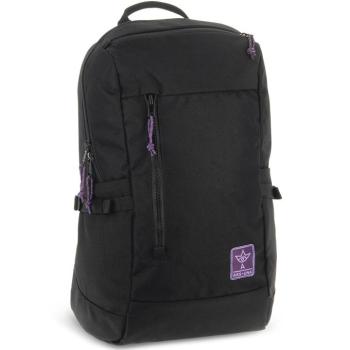 Ars Una: Girl's Black-Violet Cordura iskolatáska hátizsák AU-17 32x47x18cm kép
