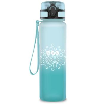 Ars Una: Ice fehér-világoskék színátmenetes matt BPA-mentes kulacs 600 ml kép