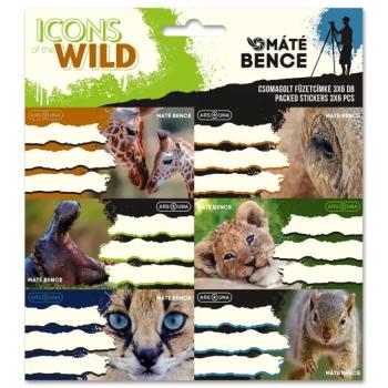 Ars Una: Icons of the Wild csomagolt füzetcímke 3x6 db-os kép